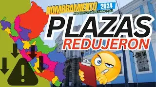 📗😔DISMINUYERON LAS PLAZAS PARA NOMBRAMIENTO DOCENTE 2024