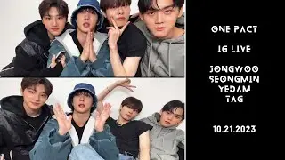 #ONEPACT #원팩트  인스타 라이브 | IG LIVE | 10.21.2023