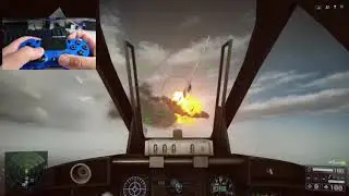 BF4 Hand video of Attack Jet in test range ver.