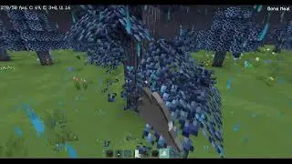 building in minecraft n playing pokemon