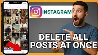 How to Delete All Posts on Instagram at Once in 2025 (Instagram New Trick)