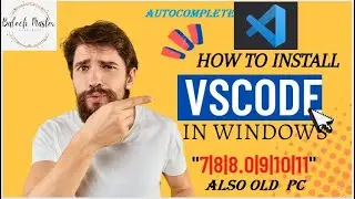how to install vs code in old pc,vs code editor setup,vs code download windows 7,in urdu\hindi (B-M)