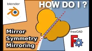 Mirroring | Blender vs FreeCAD | Operation Comparison and Usage | Beginners Guide
