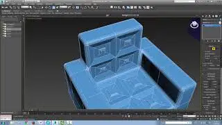 3ds Max   урок 8 Edit Poly, Symmetry, Кресло