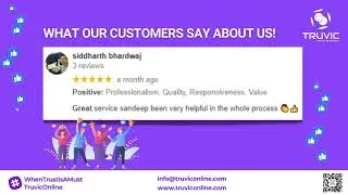 #Truviconline Thank you Mr. Sidharth Bhardwaj, We're glad to provide you the service.