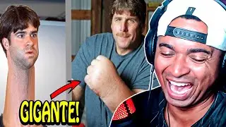 🔴 6 Pessoas que tem partes do corpo ANORMALMENTE Grandes!! @FaladeTudo #react