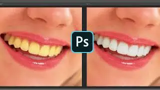To whiten teeth in Photoshop || cách làm trắng răng bằng Ps