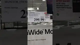 $50 off LG 35" Class UltraWide Curved WQHD HDR10 Monitor