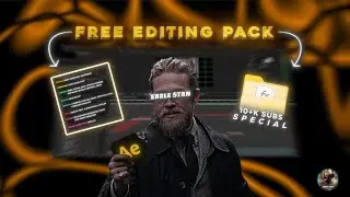 Free Editing Pack | Special for 10+K Subscribers | After Effects