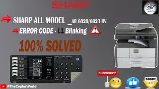 SHARP AR-6020/6023 Error L1 || How To Fix L1 Error In Sharp Copier || Sharp AR 6020 L1 Error Code