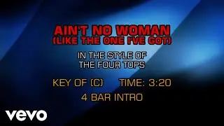 The Four Tops - Ain't No Woman (Like The One I've Got) (Karaoke)