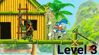Beeny rabbit 2 Island Level 3 let's play | Кролик Бинни прохождение игры уровень 2