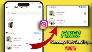 How To Fix Instagram Message Not Sending Problem ( Today 2024) | Instagram Message Sending Problem