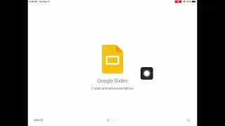Google slide set up
