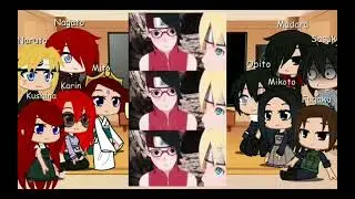 Uzumaki and Uchiha Clan react to Boruto, Himawari, Sarada \ Paru~Chan