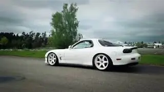 Mazda RX-7 seen from above