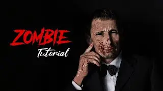 HOW TO TURN YOURSELF INTO A ZOMBIE | photoshop Tutorial 💀