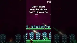 MIM-14 Nike Hercules vs 15 missiles #shorts