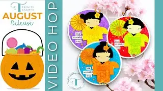 Trinity Stamps August Release Hop! - Kokeshi Kuties #trinitystampsllc