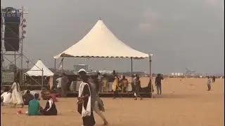 Marina Beach 🏖️🌊⛱️👙🐚⛱️🌊🏖️🐚👙#chennai #marinabeach #beachvibes #tourism #indiantourism