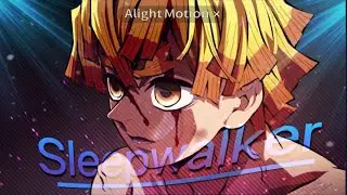 Zenitsu demon slayer sleepwalker Edit AMV @e_d_i_t_o_r_one