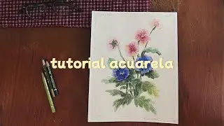 Tips para acuarela, pintando una ilustración botánica paso a paso