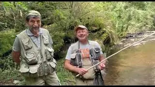 Old school fly fishing in Serbia #flyfishing #нахлыст #рыбалка