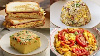 4 Easy and Simple Egg Dishes🍳 [Wife's Cuisine]