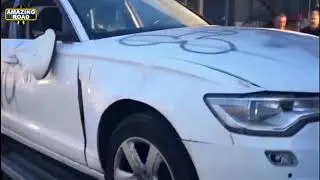 Бабы разбивают машины за измену.