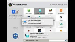 Use UninstallService to Uninstall Free Download Manager on Mac