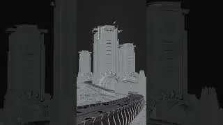 Sci fi city cinematic BLENDER
