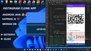 Instagram Clone App with Back End | Java | Express JS | Mongo DB | Retrofit | Glide | Ganesh