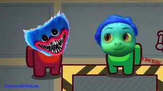 HUGGY WUGGY Poppy Playtime and Luca Among Us distraction Coffin Dance animation