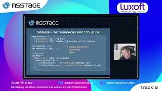 Adam Granicz | Developing full-stack, functional web apps in F# with WebSharper