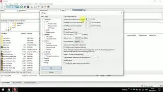 How to increase number of file uploading from 1 to 10 on filezilla on Windows OS