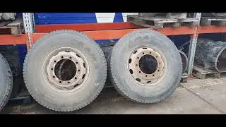 Колесо 315/80/22,5 в сборе с диском (ведущая ось) КАМА ( Самосвал / Скания )