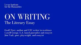On Writing—The Literary Essay