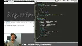 CP2: Text to Points (the hard way) – Interactive Typography