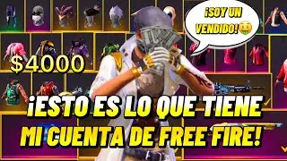 ESTO ES TODO LO QUE TIENE MI CUENTA DE FREE FIRE🤑 | DAVRIX