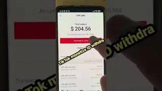 TikTok monetize ID withdra