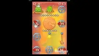 Cut the Rope Time Travel 6-14 The Stone Age Walkthrough