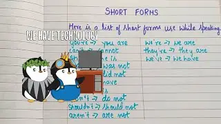Short Forms In English
