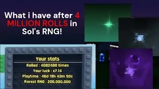 What i have after 4 MILLION ROLLS! | Sol's RNG ERA 8.5