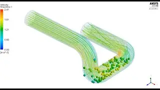 Ansys Fluent: Two Way FSI On A Pipe With Elbows