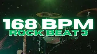 168 BPM - Rock Drum Beat - Loop 3