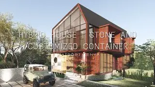 Hybrid House_ Stone and Container | Nairobi, Kenya