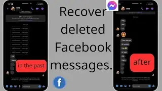 How To Recover Deleted Messages On Messenger (2024 Update) | Recover Deleted Facebook Messages