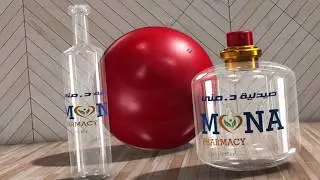 How Make Glass And logo png in Element 3D