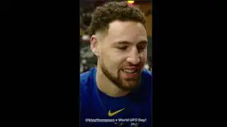 Klay Thompson talks about UFO