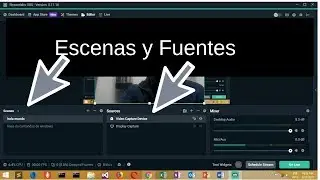 Como crear Escenas y agregar fuentes en Streamlabs